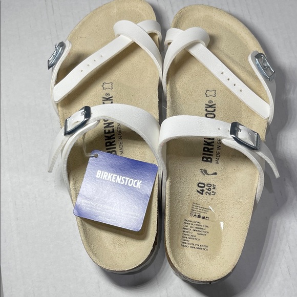 Birkenstock Shoes - Birkenstock NWOB White Sandals Razon Social White Butterfly Mayari Size 9 / 40